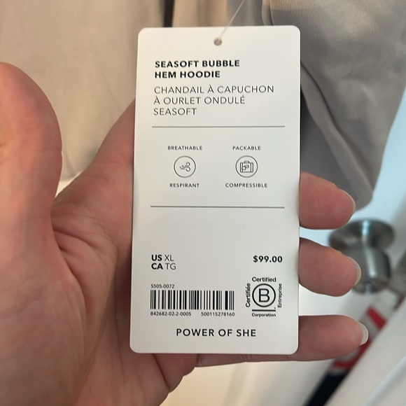 Athleta Bubble Hem Hoodie - Picture 9 of 11